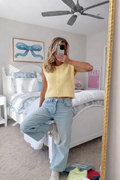 *Pre-Order* Yellow Striped Cardigan